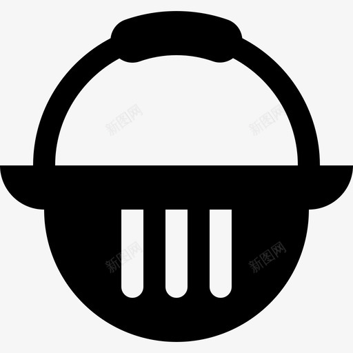 圆底篮子货物把手图标svg_新图网 https://ixintu.com 商店 图标 圆底 实心 把手 电子商务 篮子 货物