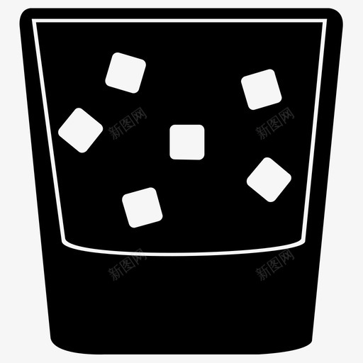 玻璃杯酒吧饮料图标svg_新图网 https://ixintu.com 玻璃杯 酒吧 饮料 鸡尾酒