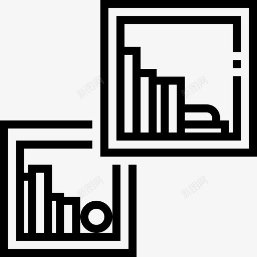 书架家具室内图标svg_新图网 https://ixintu.com 书架 储藏室 室内 家具