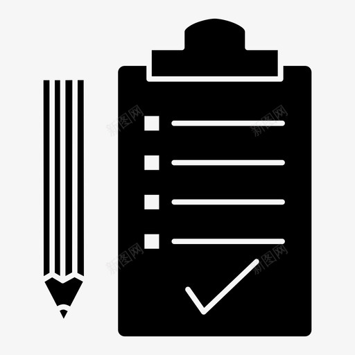 任务已完成检查列表图标svg_新图网 https://ixintu.com 任务 列表 完成任务 已完成 检查