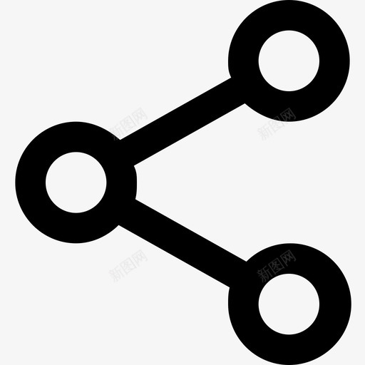 分享连接社交图标svg_新图网 https://ixintu.com 分享 媒体 社交 连接