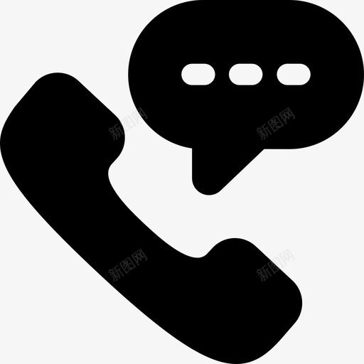 电话呼叫呼叫中心服务5已填充图标svg_新图网 https://ixintu.com 呼叫 呼叫中心 填充 服务 电话