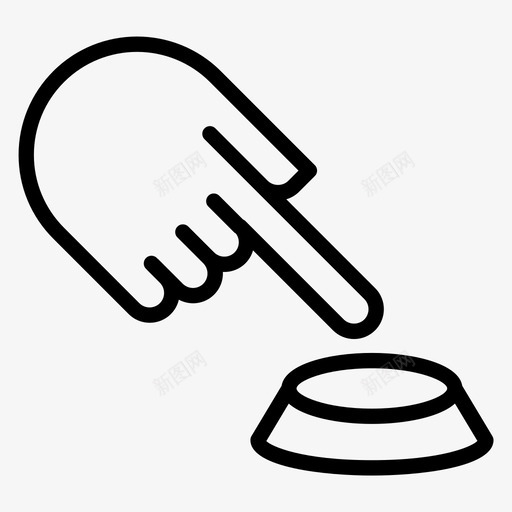 按钮点击互动图标svg_新图网 https://ixintu.com 56个 互动 可用 图标 媒体 按钮 点击 用性 社交 线图