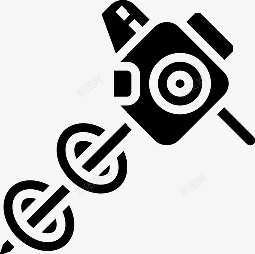 手提钻施工工具12字形图标svg_新图网 https://ixintu.com 字形 工具 手提 施工