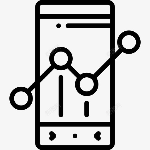 智能手机增长图表信息图表元素图标svg_新图网 https://ixintu.com 信息 元素 图表 增长 手机 智能
