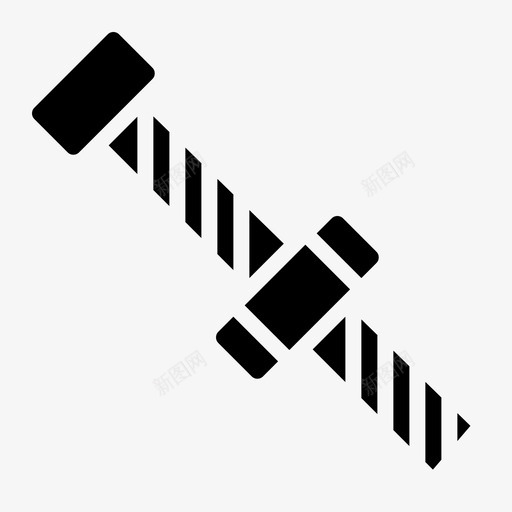 螺母建筑结构图标svg_新图网 https://ixintu.com 实心 工具 建筑 结构 螺母 螺钉