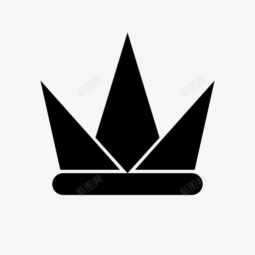 皇冠时尚国王图标svg_新图网 https://ixintu.com 国王 时尚 王后 王国 皇冠