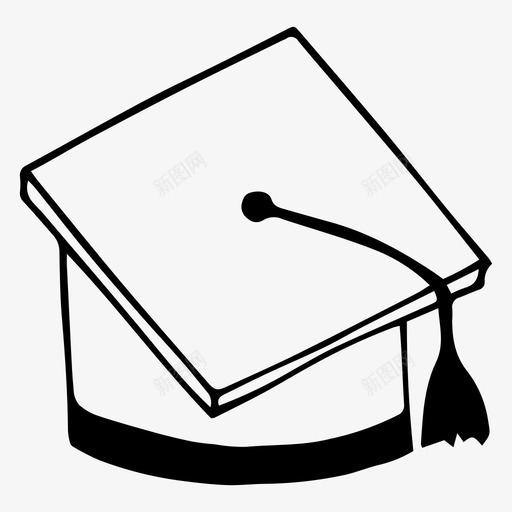 学生帽学院教育图标svg_新图网 https://ixintu.com 学习 学校 学生 学院 教育 教育学 科学 科学学