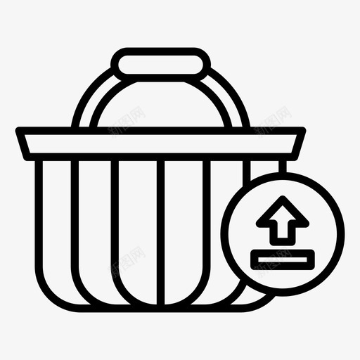 购物篮购物商店图标svg_新图网 https://ixintu.com 上传 商店 购物 购物篮
