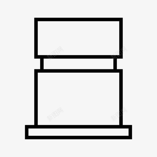 广告牌横幅展示图标svg_新图网 https://ixintu.com 展示 广告牌 标牌 横幅 路标