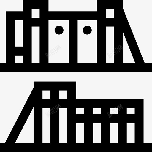 书架家装63线性图标svg_新图网 https://ixintu.com 书架 家装 线性