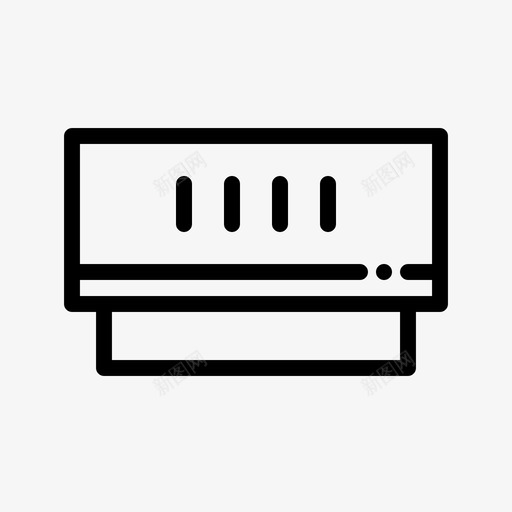 内存计算机47线性图标svg_新图网 https://ixintu.com 内存 线性 计算机