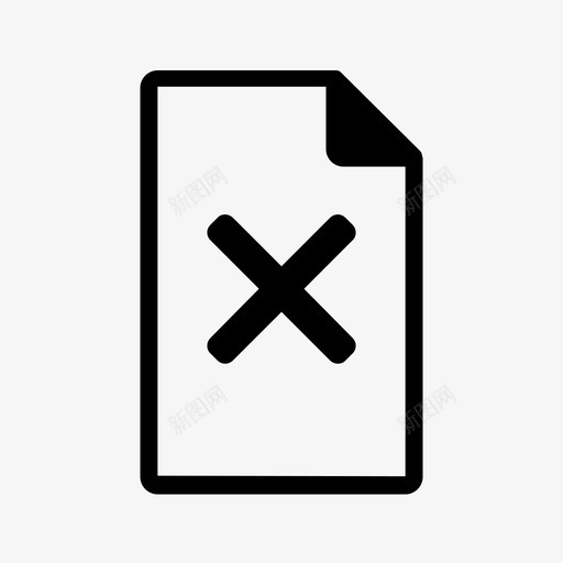 错误的论文商业研讨会图标svg_新图网 https://ixintu.com 商业 文具 研讨会 论文 错误