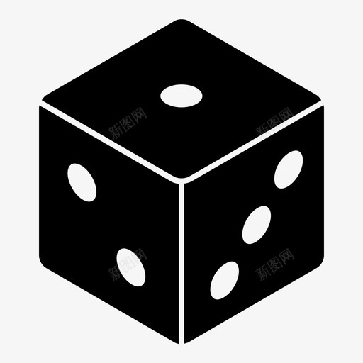 掷骰子赌博游戏图标svg_新图网 https://ixintu.com 掷骰子 游戏 赌博