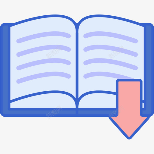 文学网络教育25线性色彩图标svg_新图网 https://ixintu.com 文学 线性 网络教育 色彩