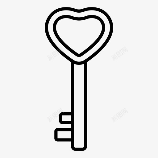 钥匙房子钥匙锁图标svg_新图网 https://ixintu.com 保安 房子 钥匙 锁开