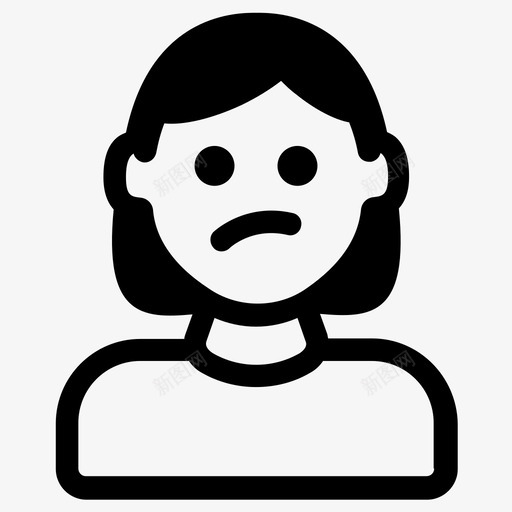 情绪化烦躁无聊图标svg_新图网 https://ixintu.com 情绪化 无聊 烦躁