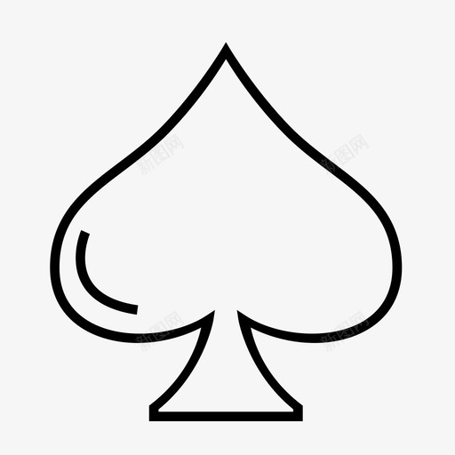 黑桃爱丽丝梦游仙境纸牌图标svg_新图网 https://ixintu.com 仙境 扑克牌 梦游 爱丽丝 离开 纸牌 黑桃