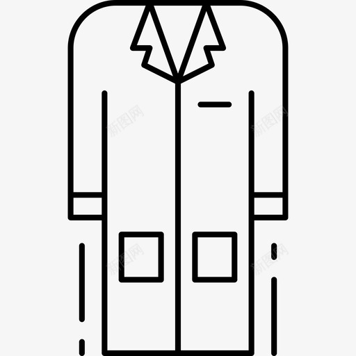 实验服医生科学家图标svg_新图网 https://ixintu.com 制服 医生 实验 科学家