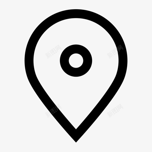 pin地址地图图标svg_新图网 https://ixintu.com 图标 地图 地址 地点 基本 点点