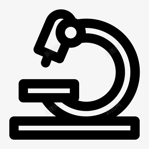 显微镜教育实验室图标svg_新图网 https://ixintu.com 学校 学校教育 实验室 教育 显微镜 科学
