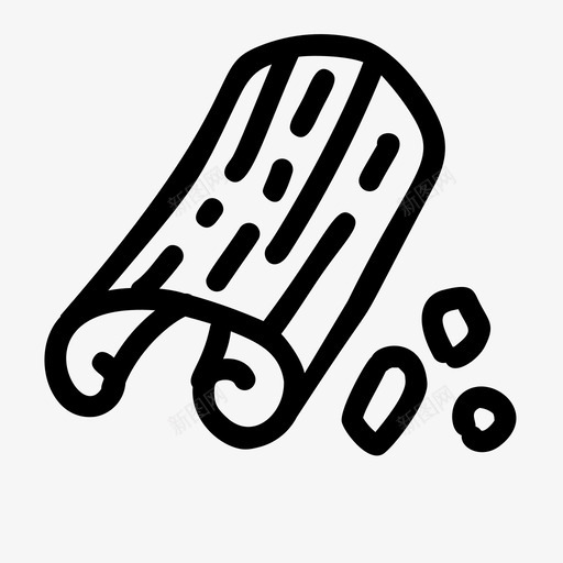 手绘肉桂咖啡配料图标svg_新图网 https://ixintu.com 咖啡 手绘 水果 肉桂 草药 蔬菜 配料 香料