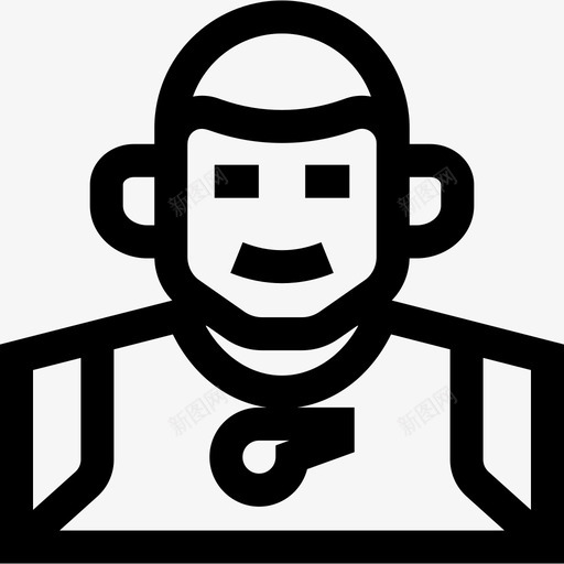 救生员水上乐园8号直线型图标svg_新图网 https://ixintu.com 8号 救生员 水上乐园 直线 线型