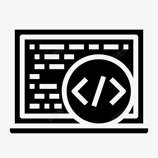 编程编码电脑图标svg_新图网 https://ixintu.com 主题 学习 标签 电脑 笔记本 编码 编程