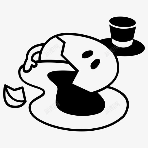 驼背瀑布墙图标svg_新图网 https://ixintu.com 垃圾 瀑布 童话 童谣 驼背