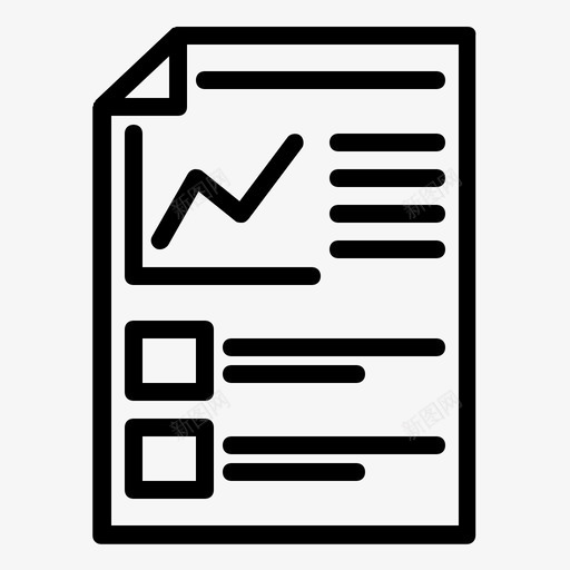 报告工具商业智能图标svg_新图网 https://ixintu.com 商业智能 工具 报告