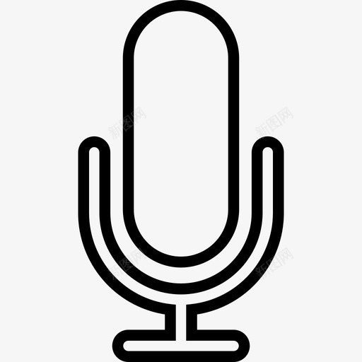 麦克风音乐唱歌图标svg_新图网 https://ixintu.com 唱歌 声音 大纲 歌曲 音乐 音频 麦克风