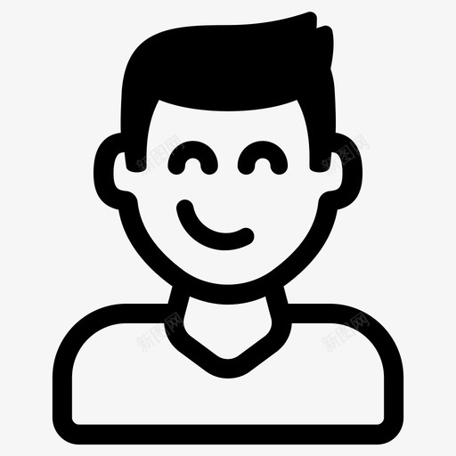 微笑表情情感图标svg_新图网 https://ixintu.com 微笑 快乐 情人 情感 表情 骄傲