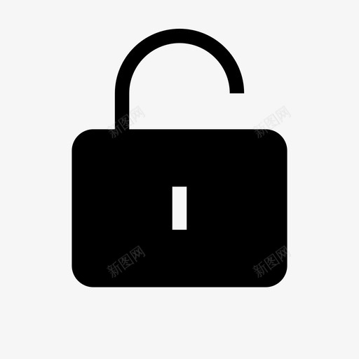 解锁访问密码图标svg_新图网 https://ixintu.com 加粗 安全 密码 解锁 访问 随机