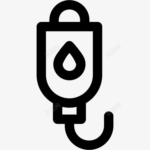 输血血袋静脉输液袋图标svg_新图网 https://ixintu.com 血袋 输液 输血 静脉