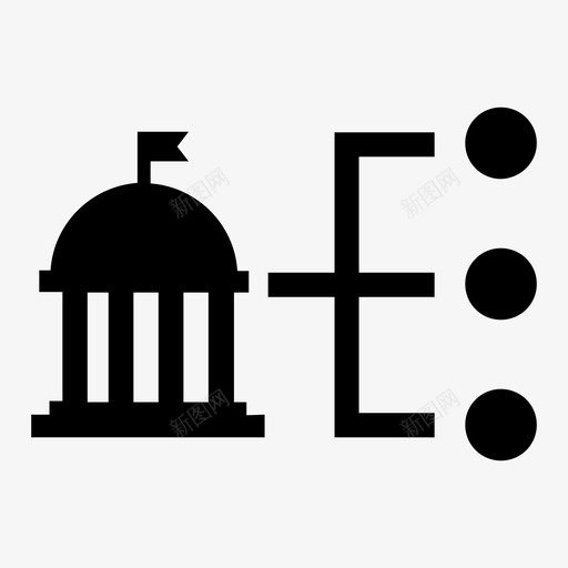 政治公报政府图标svg_新图网 https://ixintu.com 公报 团体 政府 政治 政策