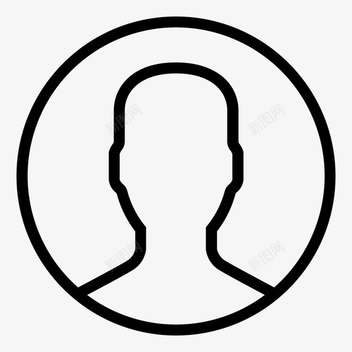 个人资料头像图标svg_新图网 https://ixintu.com 个人资料 图标 基本 头像 设置