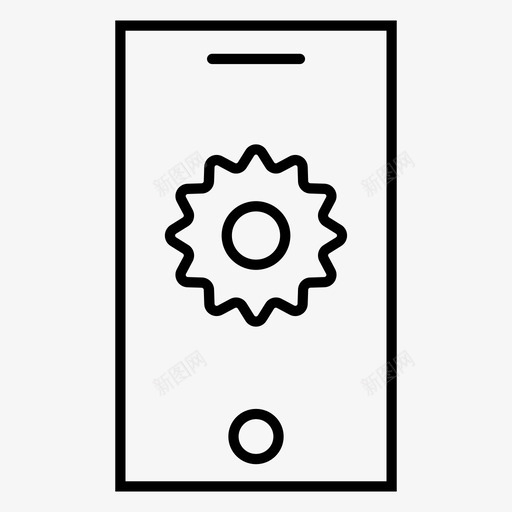 移动优化应用程序编码图标svg_新图网 https://ixintu.com 优化 应用程序 搜索引擎 移动 编码 设备