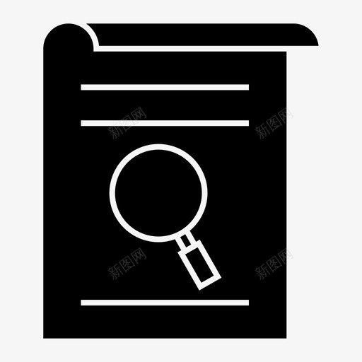 搜索广告商务图标svg_新图网 https://ixintu.com 商务 展示 广告 广告商 搜索 营销