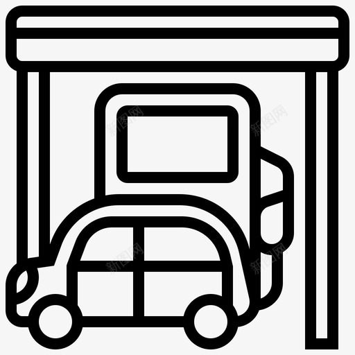 加油站汽车燃料图标svg_新图网 https://ixintu.com 加油站 城市 汽油 汽车 燃料 道路