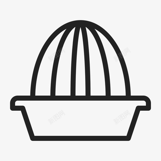 榨汁机柑橘厨房图标svg_新图网 https://ixintu.com 厨房 柑橘 榨汁机