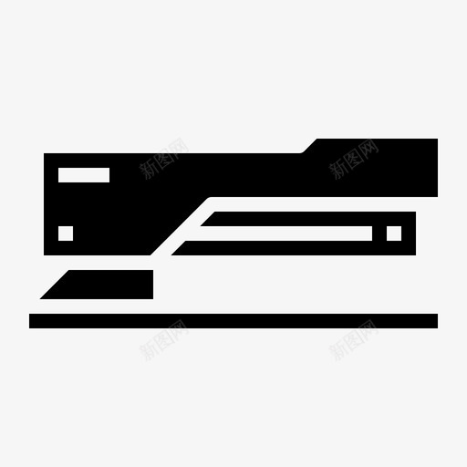 订书机文具工具图标svg_新图网 https://ixintu.com 实心 工具 文具 订书机