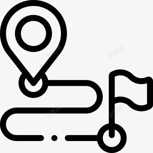 地图自行车比赛9直线图标svg_新图网 https://ixintu.com 地图 比赛 直线 自行车