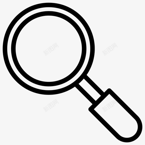 放大镜最大化搜索图标svg_新图网 https://ixintu.com 加粗 圣诞 搜索 放大镜 最大化 粗线