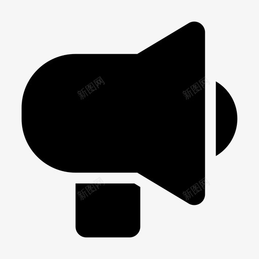 扬声器广告音频图标svg_新图网 https://ixintu.com 响亮 商业 广告 扬声器 概要 简单 营销 音频
