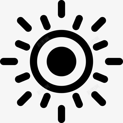 太阳白天阳光图标svg_新图网 https://ixintu.com 太阳 早晨 白天 阳光