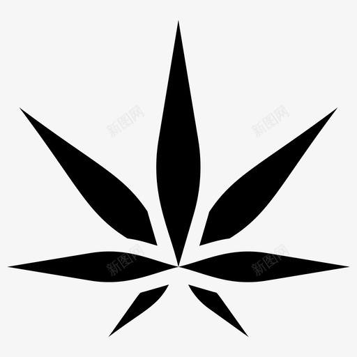 大麻大麻和大麻叶雕文图标svg_新图网 https://ixintu.com 叶雕文 图标 大麻