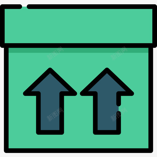 包装共10个线性颜色图标svg_新图网 https://ixintu.com 10个 包装 线性 颜色