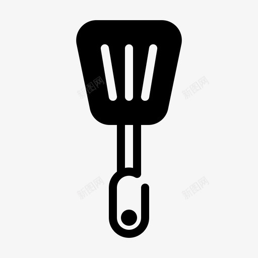 抹刀厨师食物图标svg_新图网 https://ixintu.com 7卷 厨师 厨房 工具 抹刀 混合 混合物 物体 食物