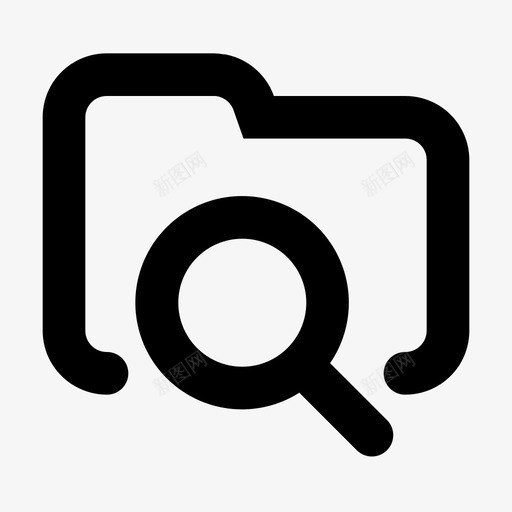 搜索文件夹gui图标svg_新图网 https://ixintu.com gui web 图标 搜索 文件夹 用户界面 网站
