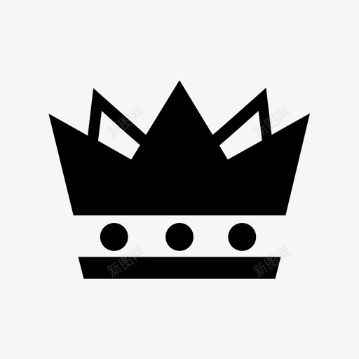 君主制皇冠国王图标svg_新图网 https://ixintu.com 君主制 国王 王后 皇冠 皇室